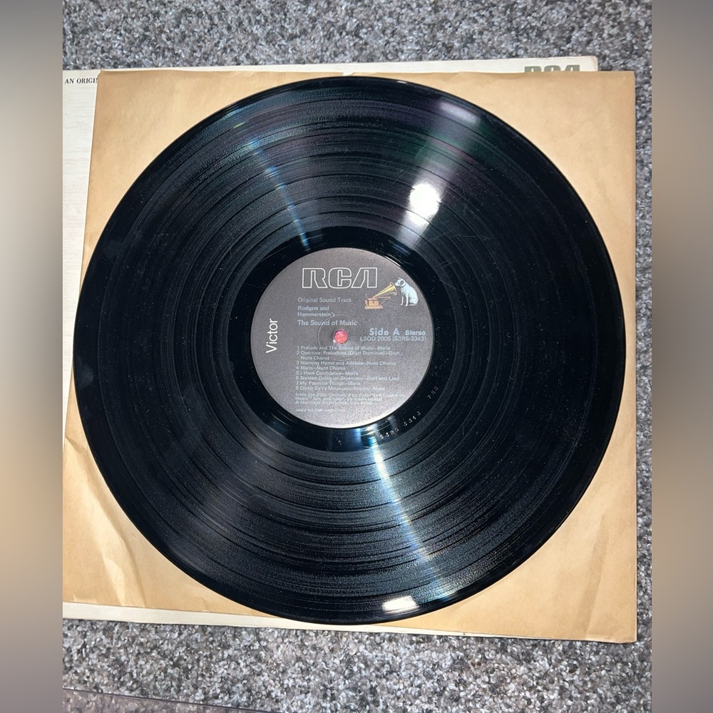 The Sound Of Music Soundtrack RCA Victor LSOD-2005 LP Vinyl No Skips! - Picture 5 of 6